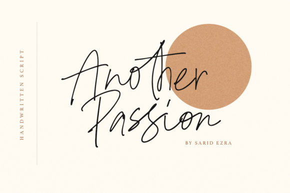 Another Passion: A Script Font That Whispers Luxury