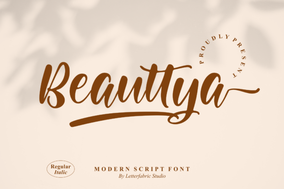 Beauttya: A Script Font for Elegant and Modern Design