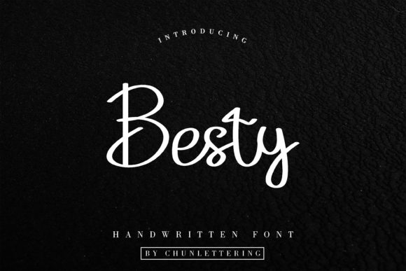 Besty: A Delicate Handwritten Script Font for Elegant Branding