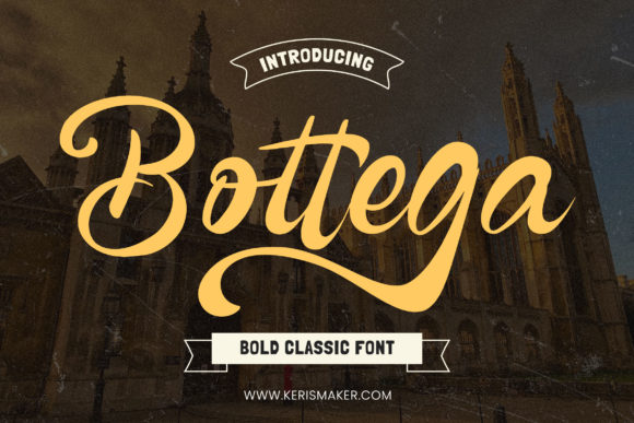 Bottega: The Script Font with a Modern, Handwritten Soul