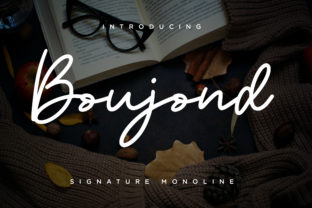 Boujond: A Script Font with Authentic Character