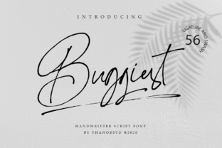 Buggiest: The Bold Script Font for Modern Branding