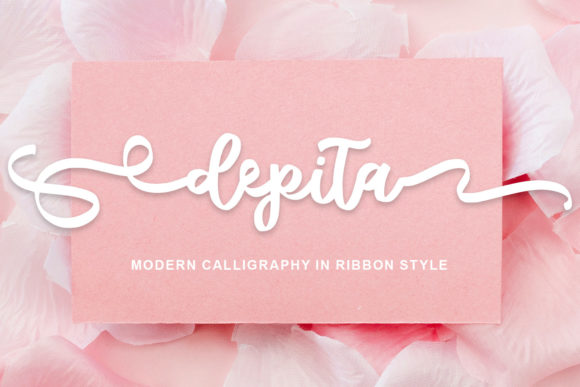 Depita: The Ribbon Script Font for Distinctive Design