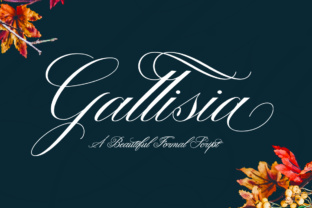 Gallisia: A Script Font for Elegant Branding
