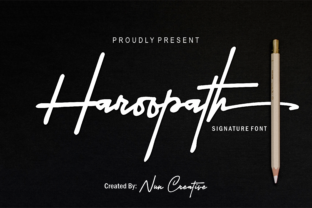 Haroopath: A Script Font with an Incredibly Natural Feel