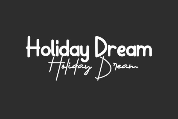 Holiday Dream: A Duo Font for Modern Branding