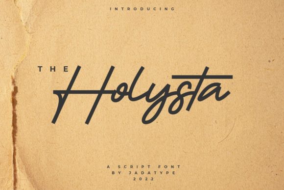 Holysta: The Delicate Script Font for Refined Branding
