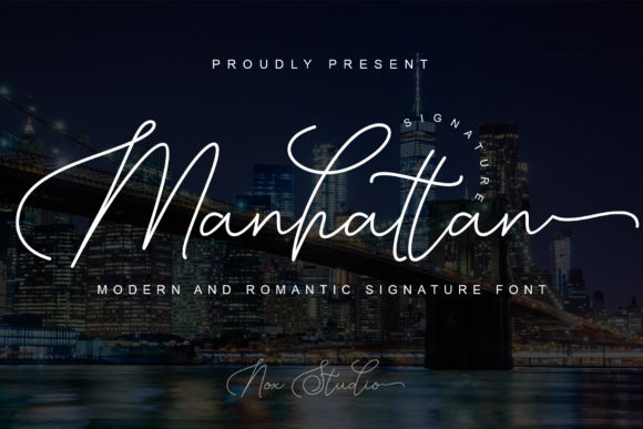 Manhattan Signature: A Script Font with Timeless Appeal
