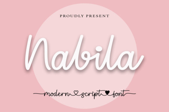 Nabila: A Script Font for Sophisticated Design