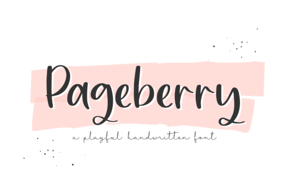 Pageberry: A Casual Script Font with Real Character