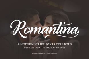 Romantina: A Modern Calligraphy Script for Elegant Designs