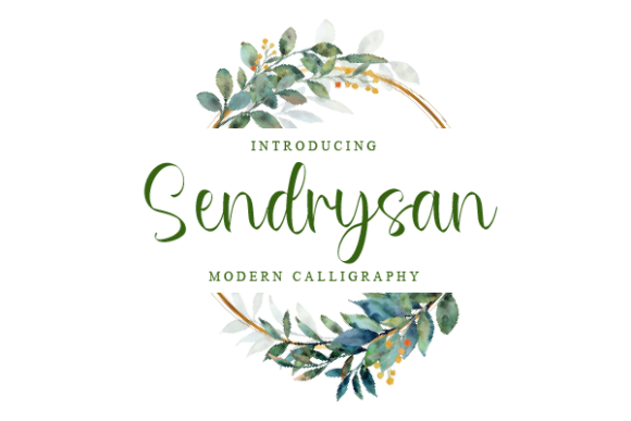 Sendrysan: A Modern Script for Authentic Branding