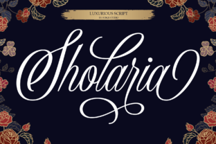 Sholaria: A Luxurious Script Font for Elevated Design