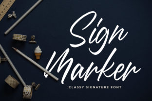 Sign Marker: The Charming Script Font That Brings Authenticity