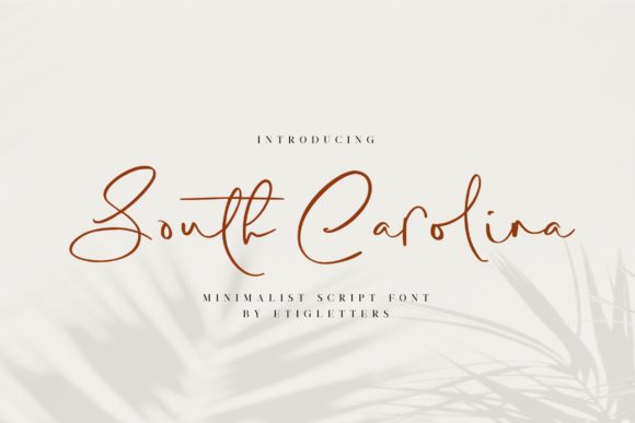 South Carolina: A Minimalist Script for Authentic Branding