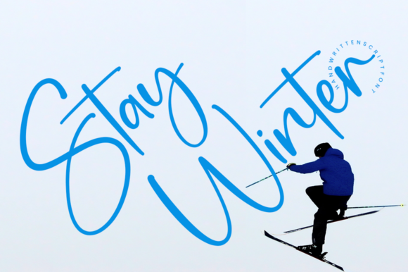 Stay Winter: The Script Font That Dances Across Your Designs
