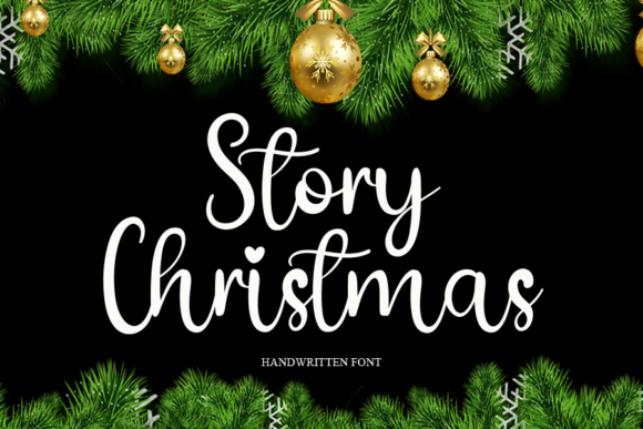 Story Christmas: A Script Font That Dances with Personality
